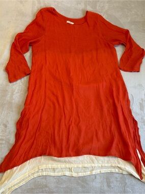 Anself Orange Dress Size 4XL